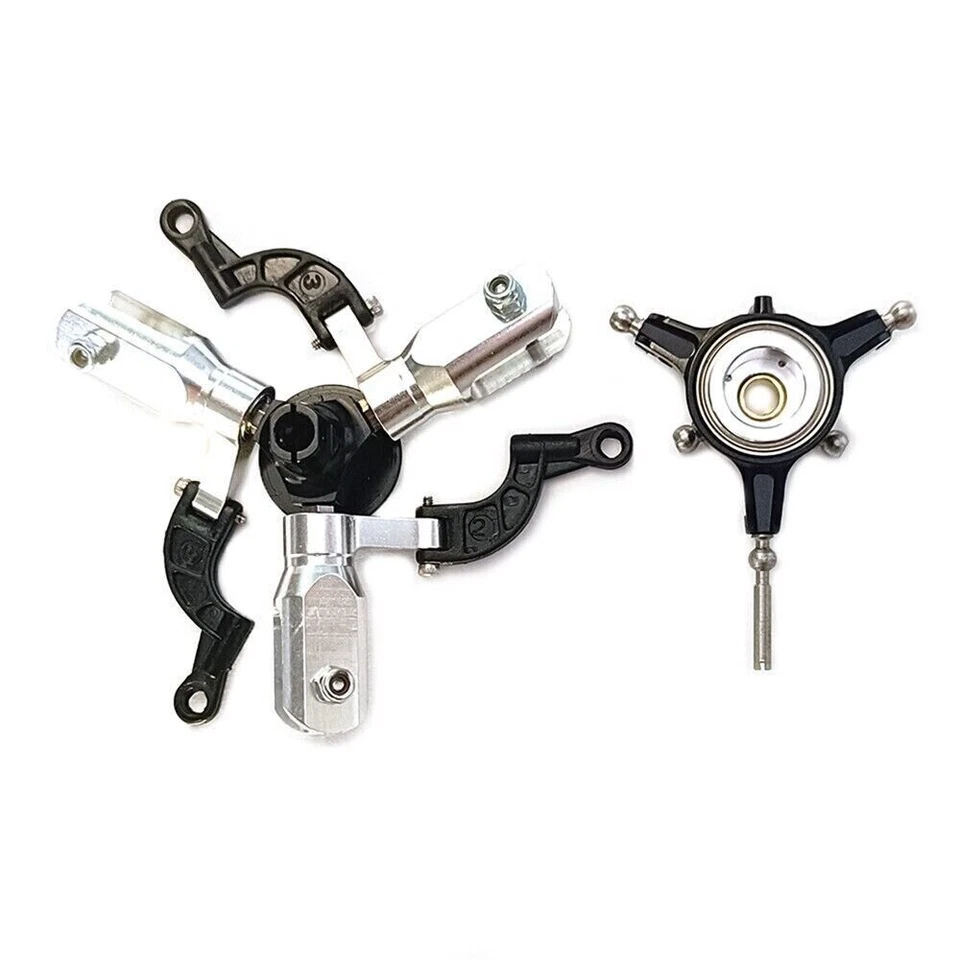 3 Blades FBL Main Rotor Head 4mm Shaft for OMPHOBBY M2 S2 FW200 RC Helicopter - Image 4 of 4