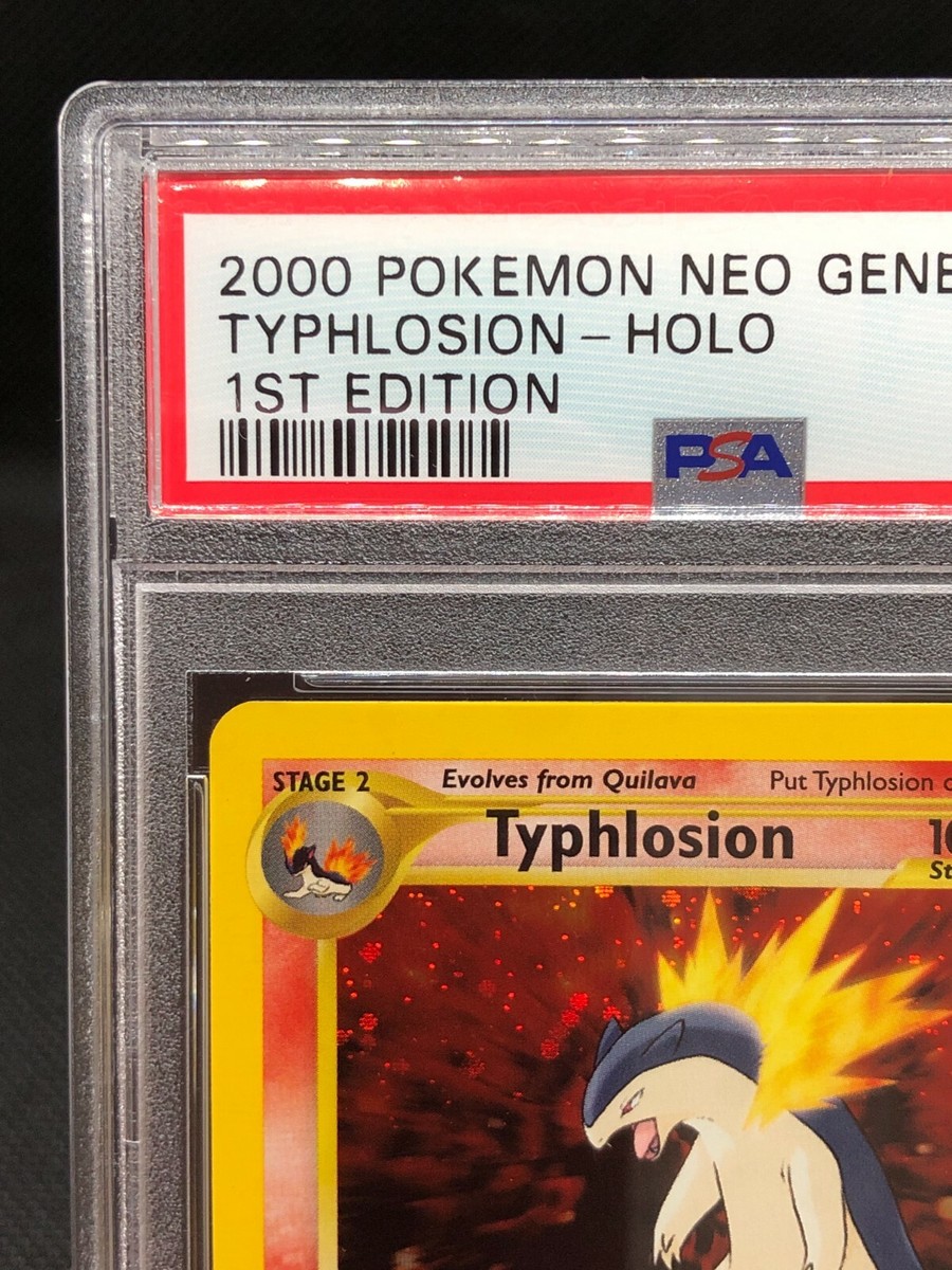 Pokemon Card 2000 English Neo Genesis Typhlosion 18/111 1st first