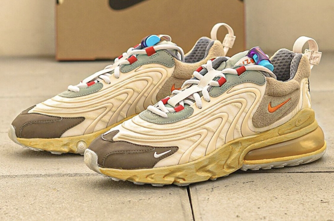Nike Air Max 270 React ENG Cactus Trails Jack Travis Scott Nike Air Max 270 React ENG Cactus Trails Jack Travis Scott