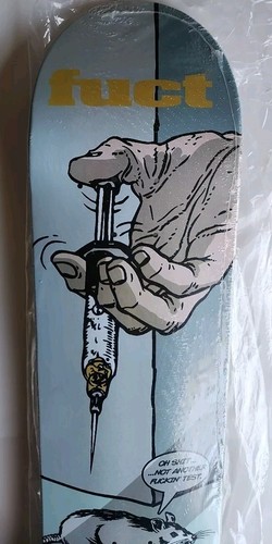 FUCT 2018 LAB RATS SKATEBOARD DECK SIZE 8.25 - Picture 5 of 9