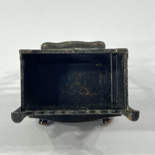 Commode miniature vintage Durham Industries miroir balançoire métal moulé 1947 maison de poupée - Photo 13/22
