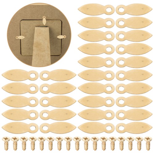 100 Pcs Photo Frame Back Sheet Metal Picture Frames Button Fasteners