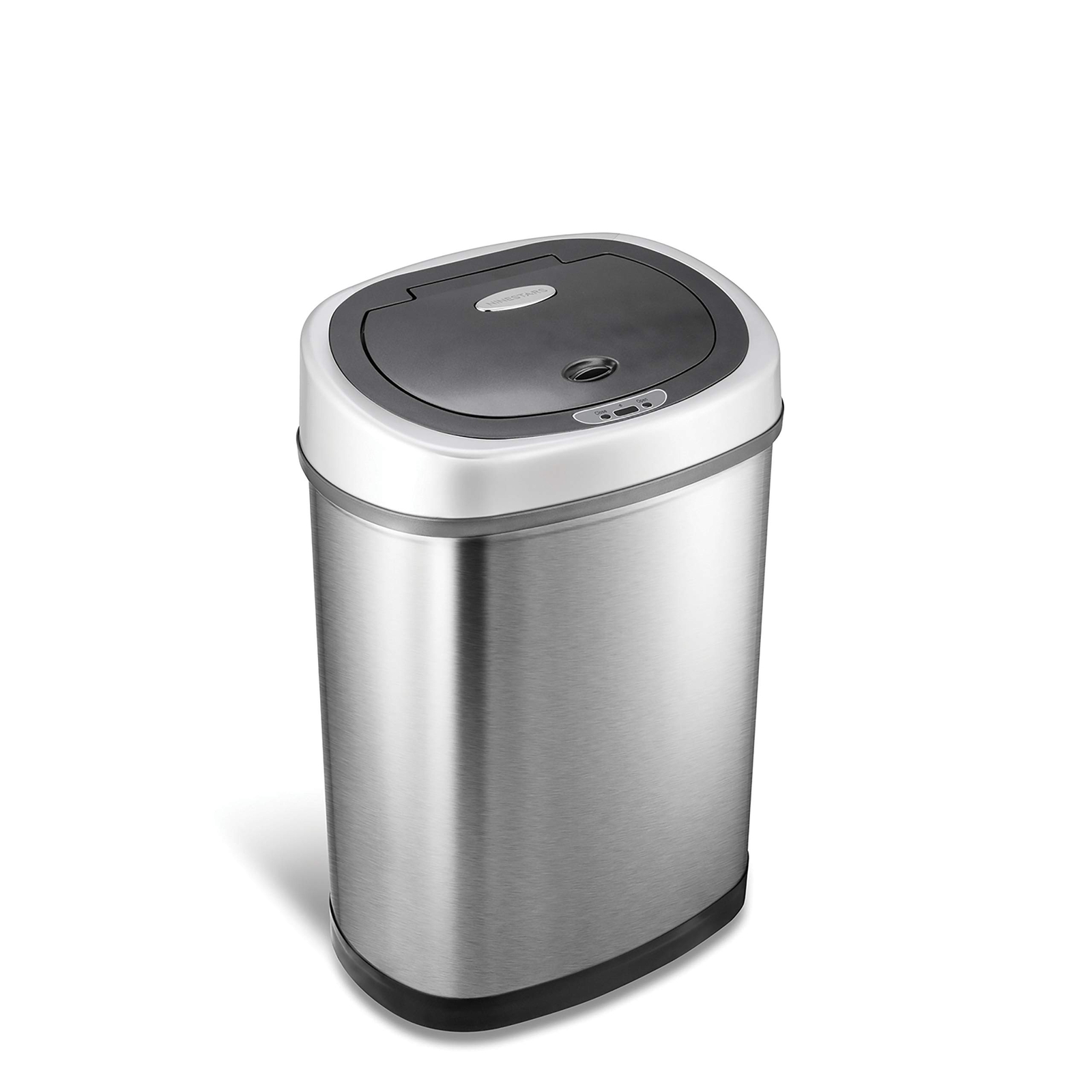 DZT-42-9 Automatic Touchless Motion Sensor Trash Can, 11 Gal 42L, Stainless S...