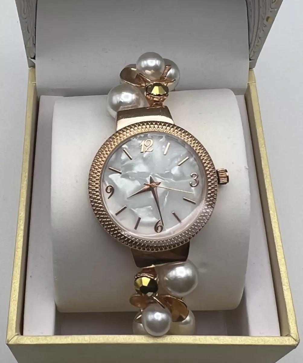 Charter Club Women s Rose Gold Tone Crystal Imitation Pearl