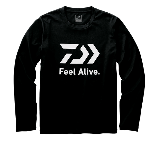Daiwa Feel Alive Black Fishing T Shirt 