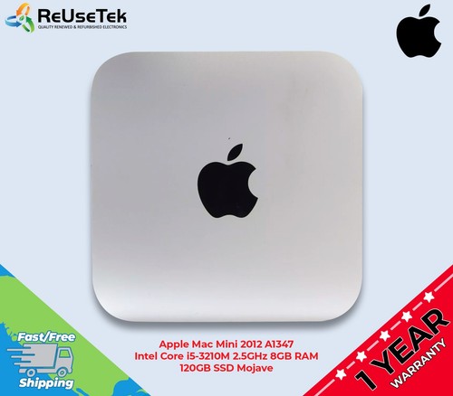 Apple Mac Mini 2012 A1347 Intel Core i5-3210M 2.5GHz 8GB RAM 120GB SSD Mojave
