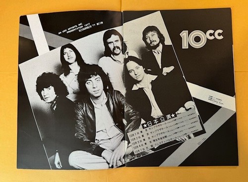 10cc - 1977 Japan - Godley Creme VERY RARE Japanese Tour Program - Imagen 6 de 8