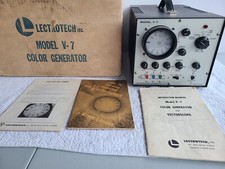 Lectrotech Model V-7 Color Generator Excellent Condition Orig Box Manual Vtg HTF