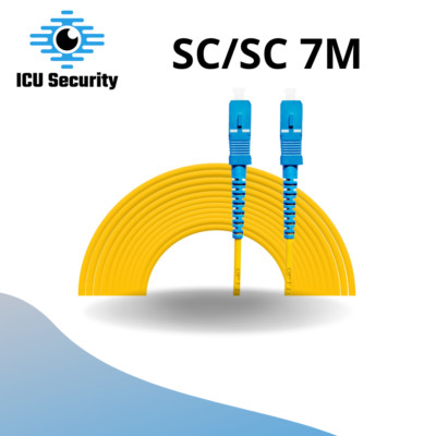 Fiber Optic Patch 7M Single Mode SC/UPC to SC/UPC Simplex OS1/OS2 9/125µm 1.25mm