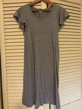 GAP gray short sleeve Women’s T-shirt dress Size Small Flutter Sleeve Light