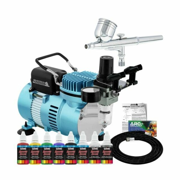 Master Airbrush ECO KIT17CRE MultiPurpose Gravity Feed Airbrushing System Kit for sale online
