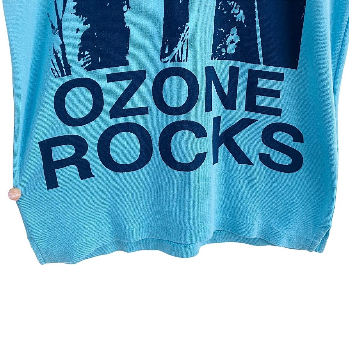 OZONE ROCKS Hysteric Glamour Tee Shirt Light Blue Size S OZONE ROCKS Hysteric Glamour Tee Shirt Light Blue Size S