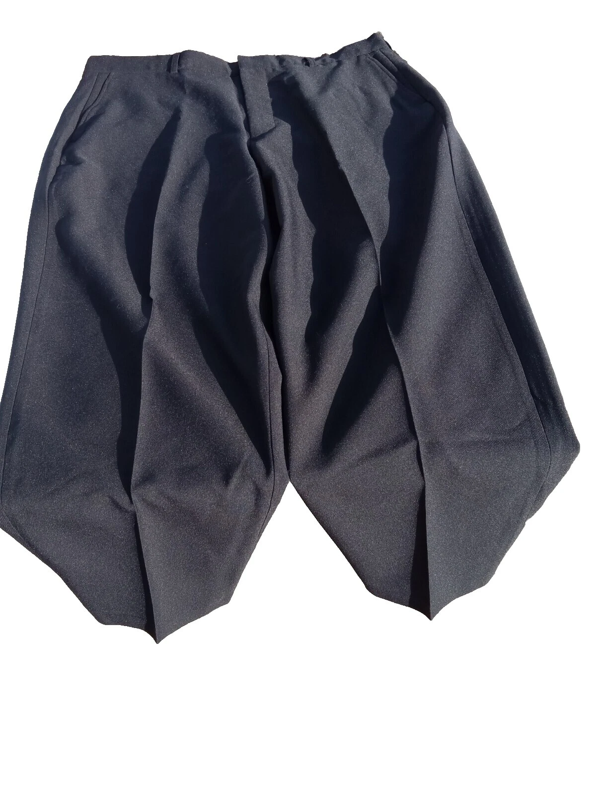 Pantalones de poliéster Adolfo Negro para De hombre