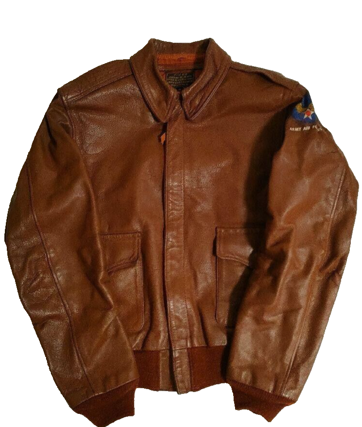 Real McCOY'S Type A-2 Size 38 Genuine Flight Leather Jacket Real McCOY'S Type A-2 Size 38 Genuine Flight Leather Jacket