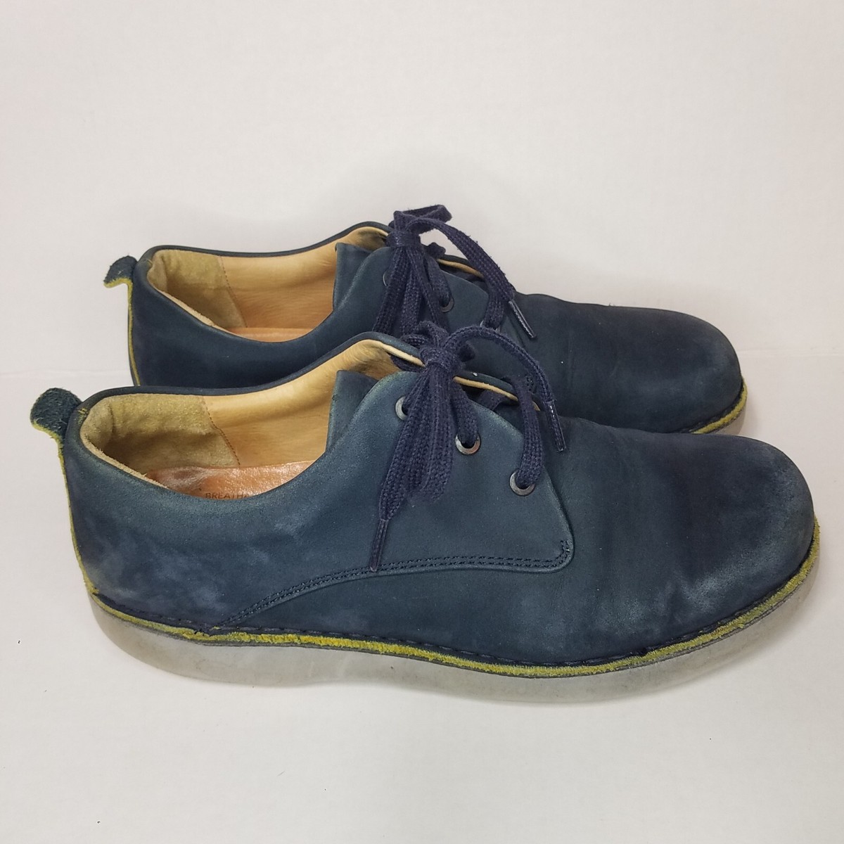 Samuel Hubbard Men\'s 10M Hubbard Navy Nubuck 2816 Comfort Walking Shoes Men main image 3
