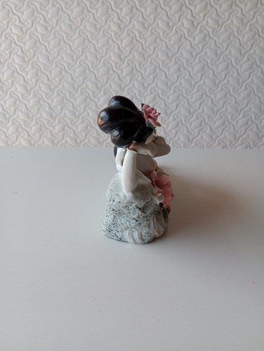 Japanese Geisha Porcelain Figurine Statue Floral Collectors - Picture 2 of 14