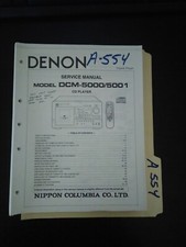 Denon DCM-5000/5001 service manual original repair book