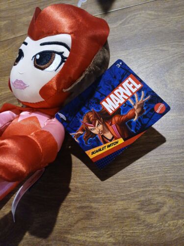Marvel Comics Plush Scarlet Witch Wanda Maximoff Soft Doll, 8” in Stuffed Toy - Picture 2 of 3