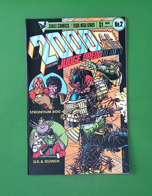 2000 A.D. MONTHLY #2 VOL. 1 HIGH GRADE EAGLE COMIC BOOK TS92-220