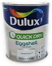 Dulux  Quick Drying Eggshell Paint For Wood  Metal  All Colours  750ml