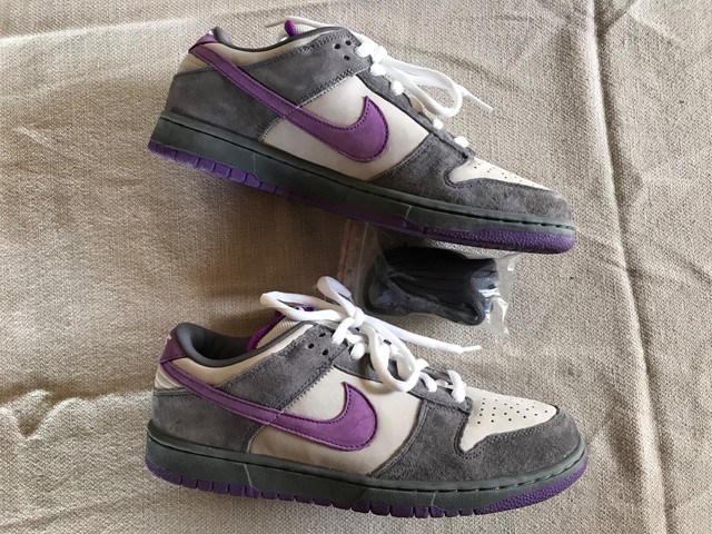 nike dunk sb purple pigeon