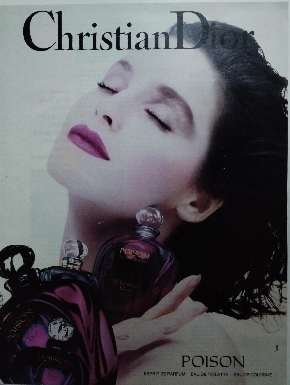 Publicité ancienne imprimée Christian Dior !! 