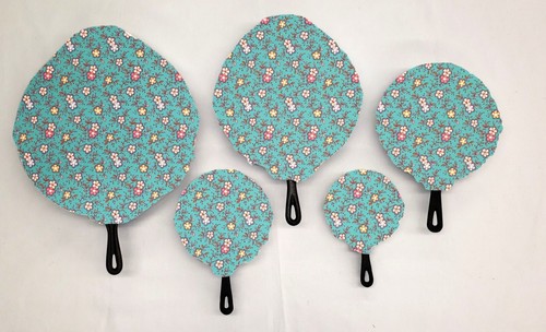 Frühlingsblumen Gusseisen Pfannenabdeckungen (5er Set) 4 Farben verfügbar - Bild 5 von 5