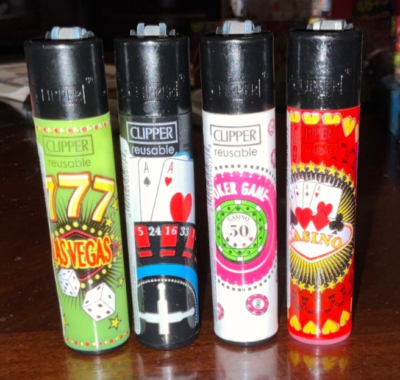 4 X Clipper Lighters Set, Clipper Lighter, Clipper Lighter Refillable Lighters Diffrent New Desing Availble (Kawaii Faces) (No Fuel - View #10