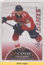 2021-22 Upper Deck Extended Series UD Canvas Young Guns Cole Schwindt READ 0p8o