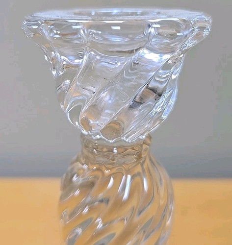 Candeliere vintage Fostoria Swirl alto 7 pollici - Foto 3 di 6
