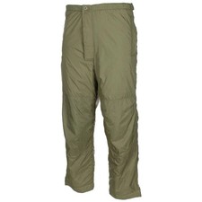 NEW BRITISH ARMY LIGHT OLIVE PCS COLD WEATHER THERMAL SOFTIE TROUSERS. LARGE.