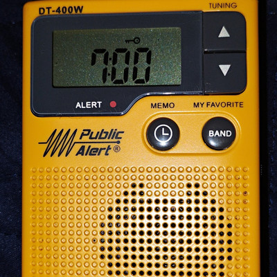 Sangean DT-400W Portable Digital Weather Alert Pocket Radio FM Stereo/AM/WX
