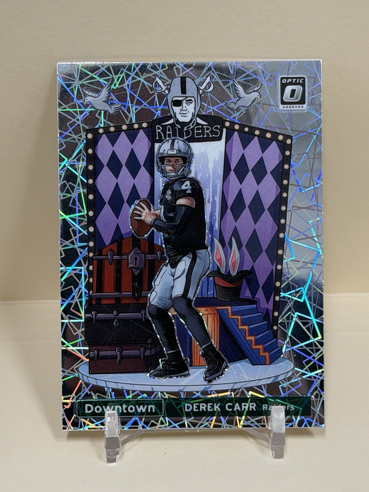 2021 Panini Donruss Optic - Downtown Derek Carr #DT-26