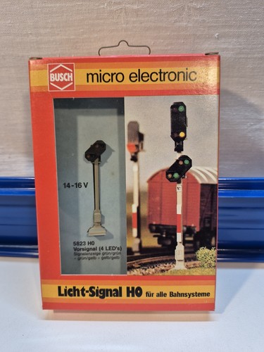 Busch H0 5823 señal previa, señal luminosa 1:87 en embalaje original  | Zustand: Neu