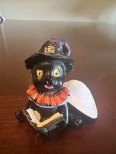 Halloween Spooky Cat Figure Decor Trick or Treater Pet