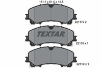 1X Textar 2211701 Bremsbelagsatz Scheibenbremse FüR Renault Nissan Infiniti
