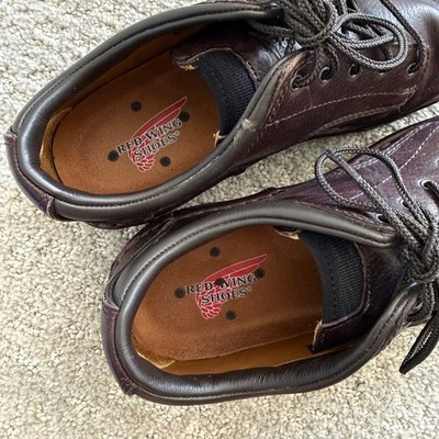 Men\'s Red Wing Shoes from the StitchMax or Comfort Pro oxford line Red Wing STITCHMAX OXFORD Men 8.5 E2 Brown Leather Work 8704  main image 4
