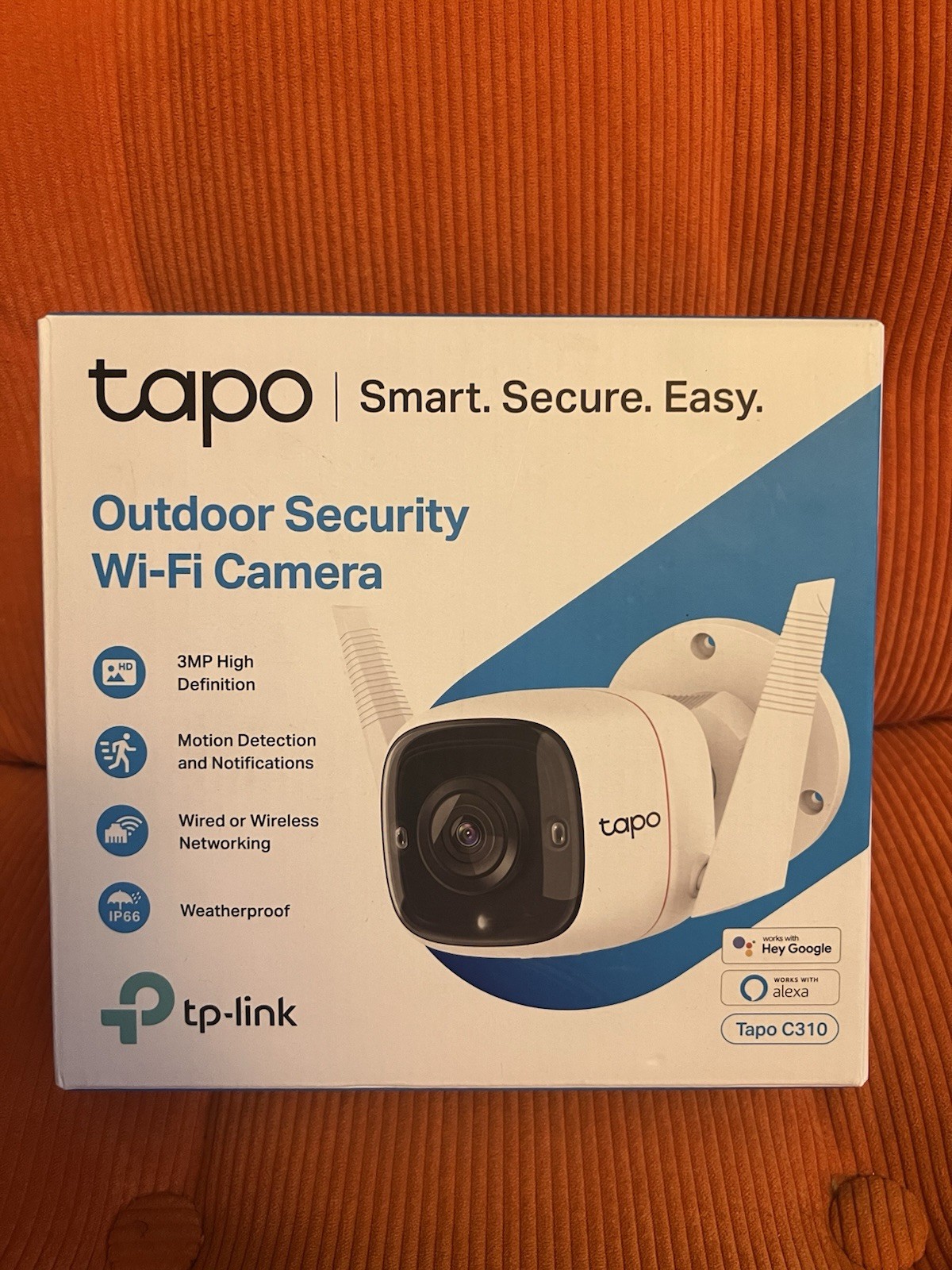 TP-Link Tapo C310 Wired Wireless Outdoor Security WiFi Camera Ver 2.0