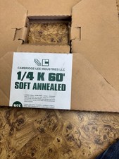 Cambridge Lee Copper Refrigeration Tubing Piping 1/4 X 60'