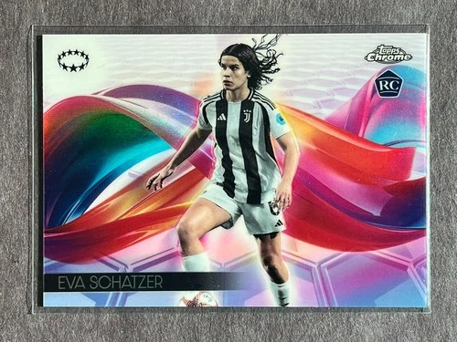 2024-25 Topps Chrome Eva Schatzer HELIX SSP CASE HIT (RC) UEFA Women's Champions