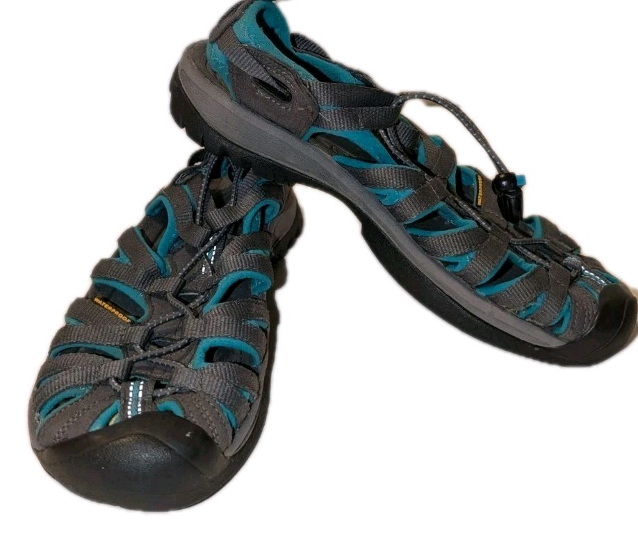 Sandali sportivi Keen Whisper donna 7 grigio acqua impermeabili scarpe da trekking acqua
