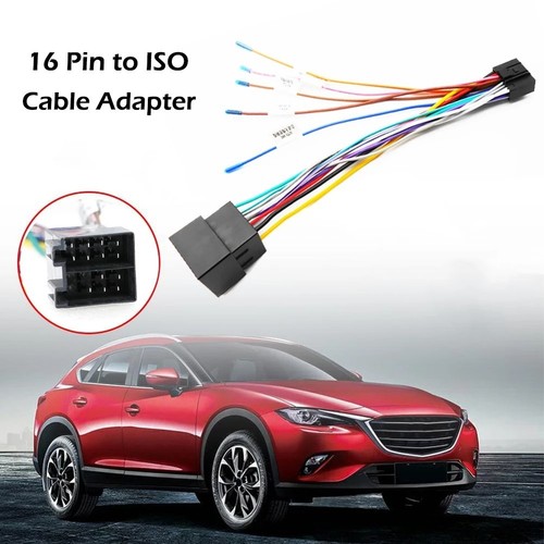 Useful 16P To ISO Cable Adapter Replacement Parts Wiring Copper Wire Cable - Picture 3 of 12