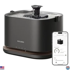 PETLIBRO Cat Water Fountain - Cordless 3L Dispenser, Stainless Steel, 5GHz WiFi