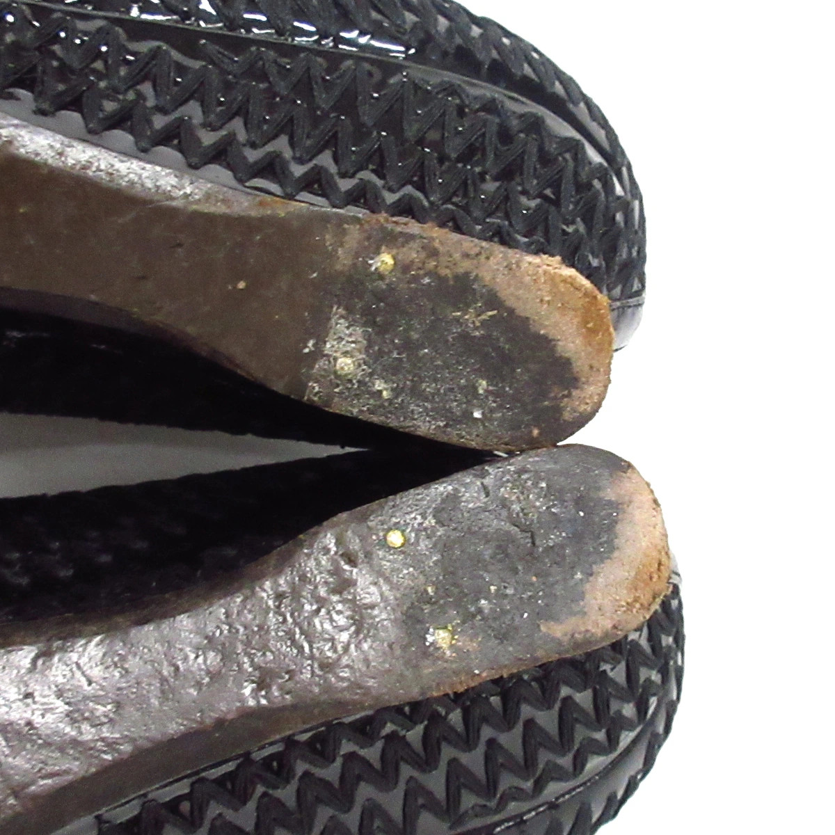 BOTTEGA VENETA - Black Patent Leather Cotton Women's Pumps thumbnail 6