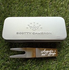 USED RARE Scotty Cameron 2009 Augusta Georgia Pivot Tool. With Tin Case. Orange