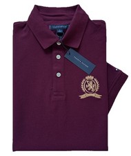 Tommy Hilfiger Men's Regular Fit LOGO Short Sleeve Polo - Red