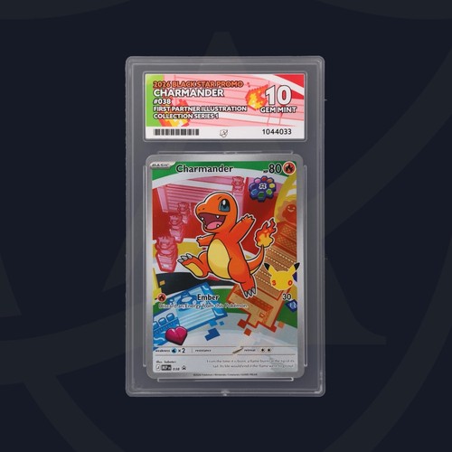 Pokemon Graded Card Charmander MEP038 ACE 10 Gem Mint First Partner Illustration