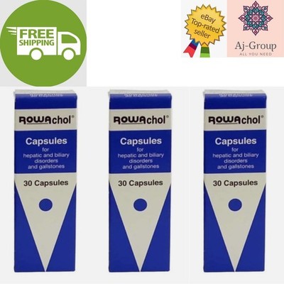 3 X Rowachol Helps to dissolve and prevent Gallstones formation  FREE SHIPPING 