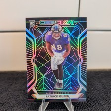 Panini 2020 Obsidian Patrick Queen Rookie #165 Baltimore Ravens NFL Football /75