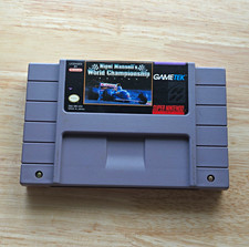 Nigel Mansell's World Championship Racing SNES Cartridge NTSC-U/C GameTek
